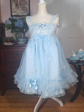 Angelic Pretty Sax Floral Appliqué JSK | Sweet Lolita Jumper Skirt